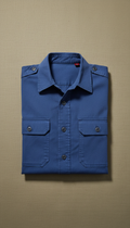 Structured Twill Utility Shirt