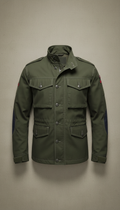 Olive Canvas Field Jacket